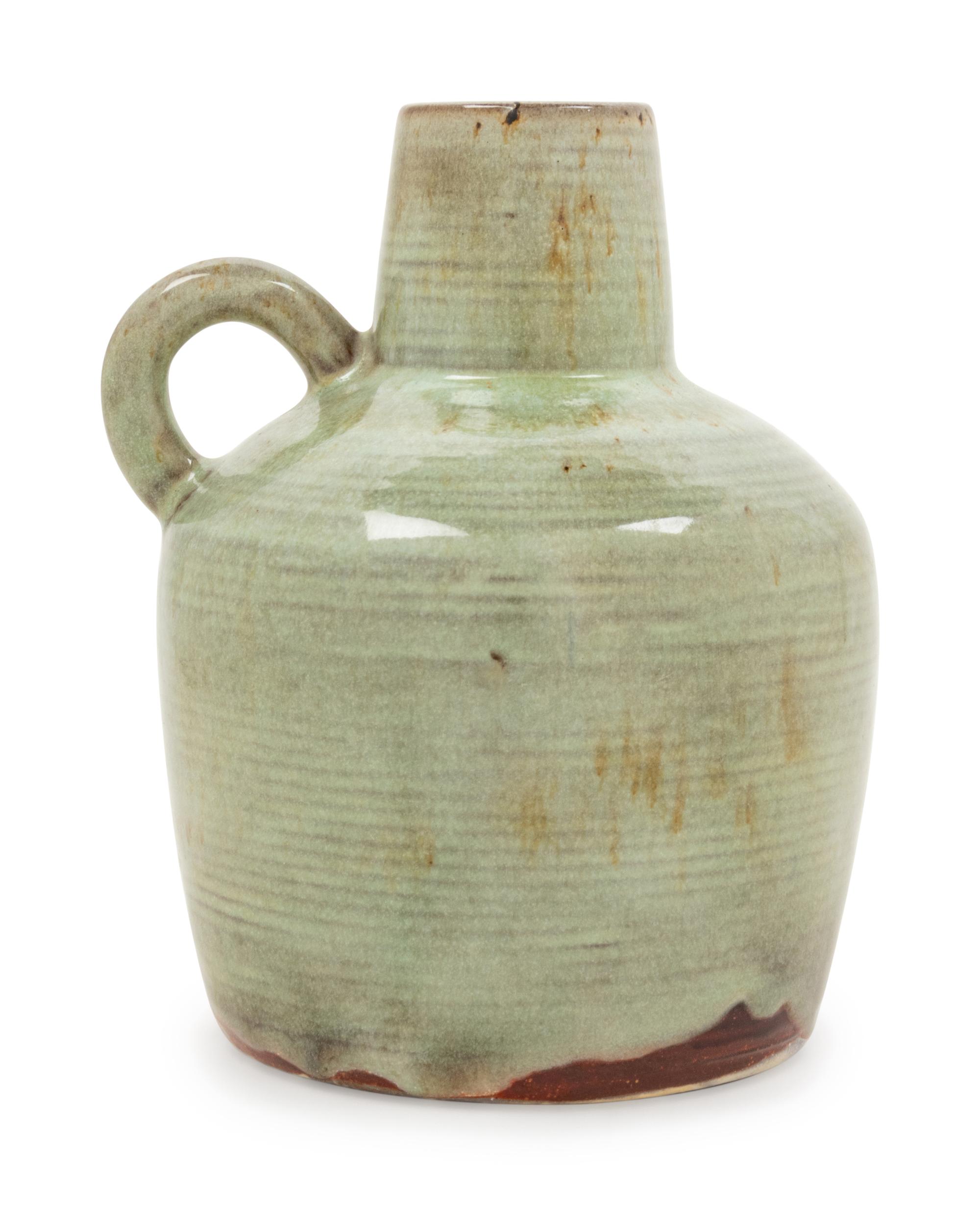 Handled Jug Form Vase