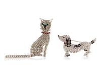 Butler and Wilson Pet Pins, 1960-70s
