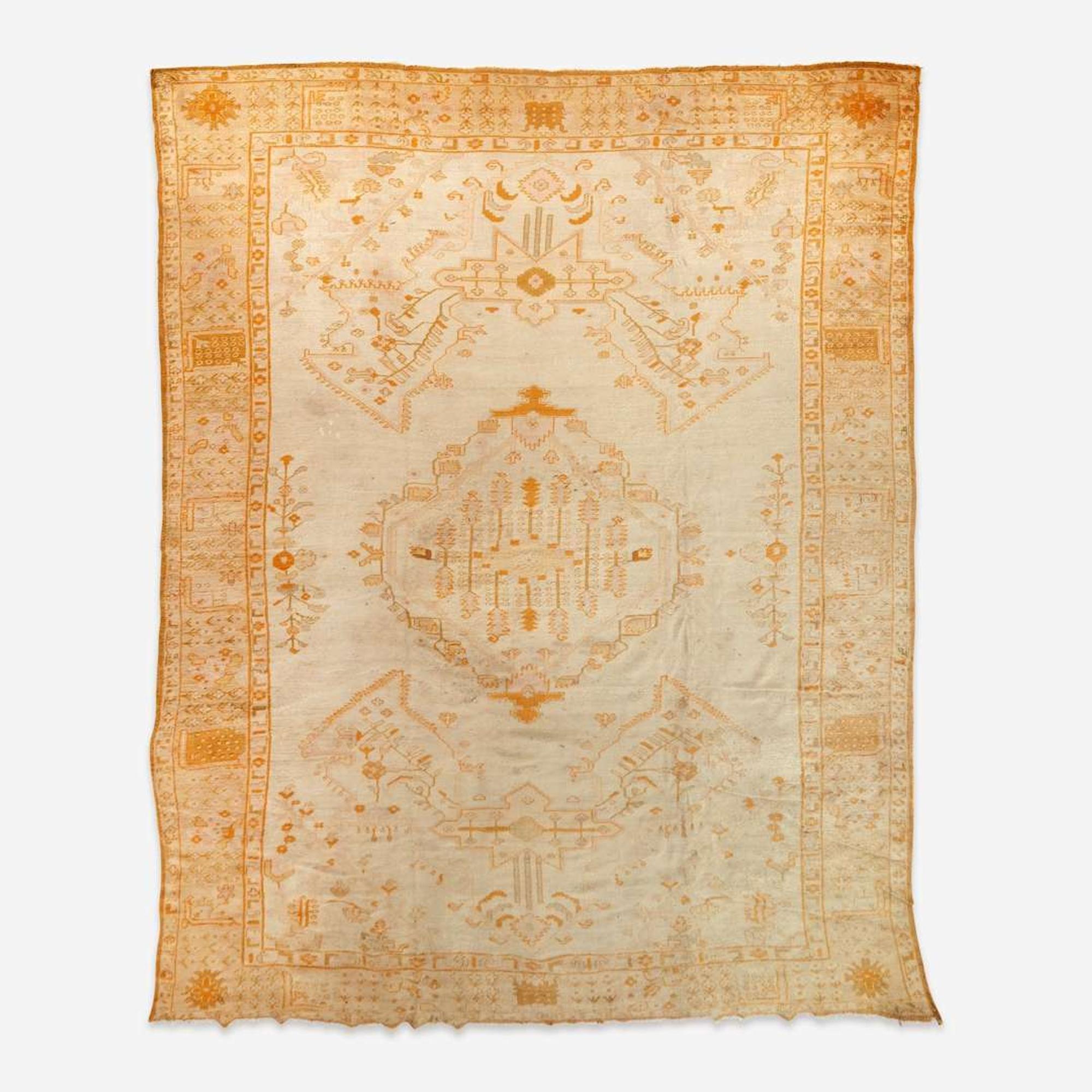 An Oushak Carpet circa early 20th century