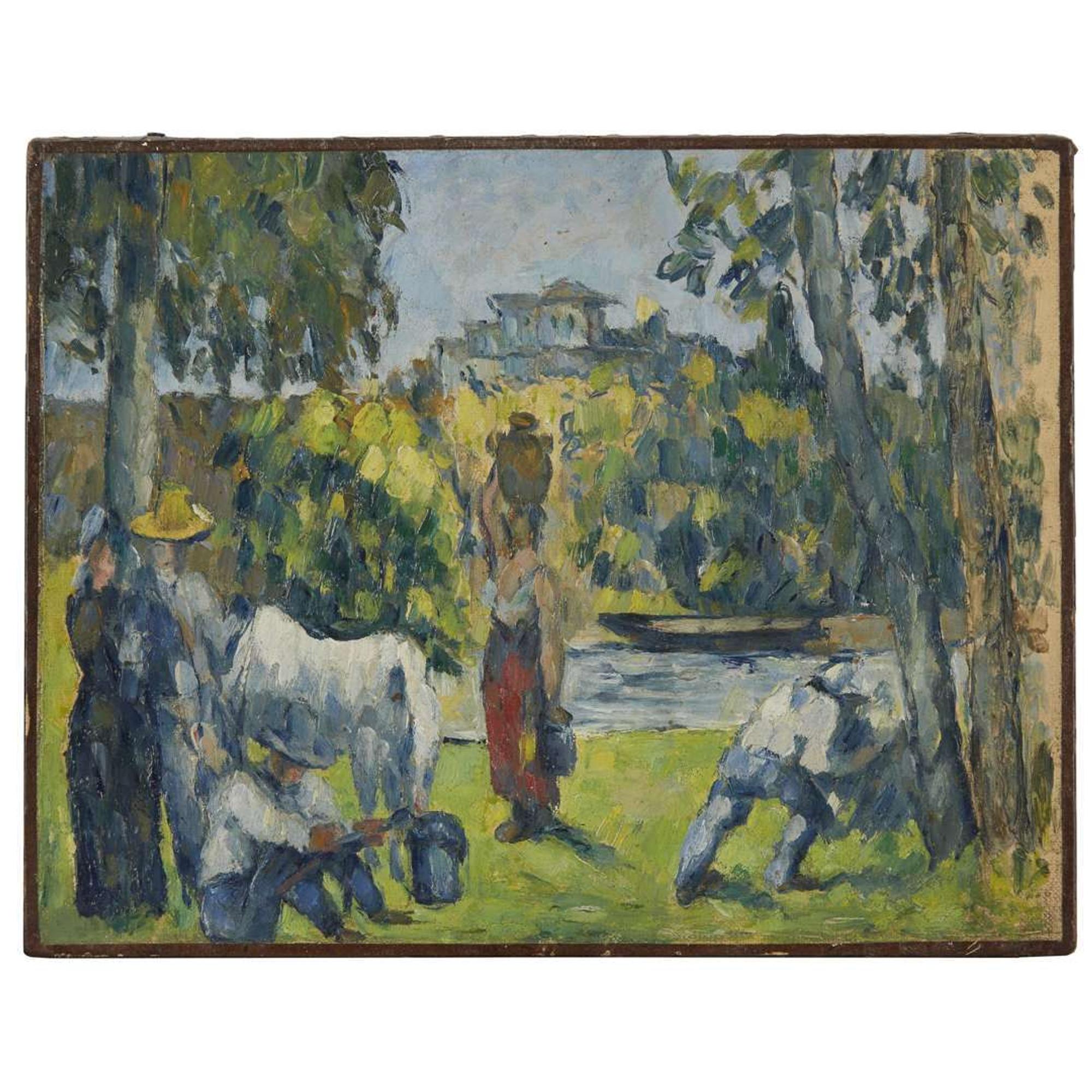 Paul Cézanne (French 1839-1906) — La Vie des Champs
