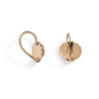 ANTIQUE, CONVERTIBLE YELLOW GOLD EARRINGS