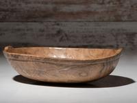 Northeastern Woodlands Crested Burl Bowl
