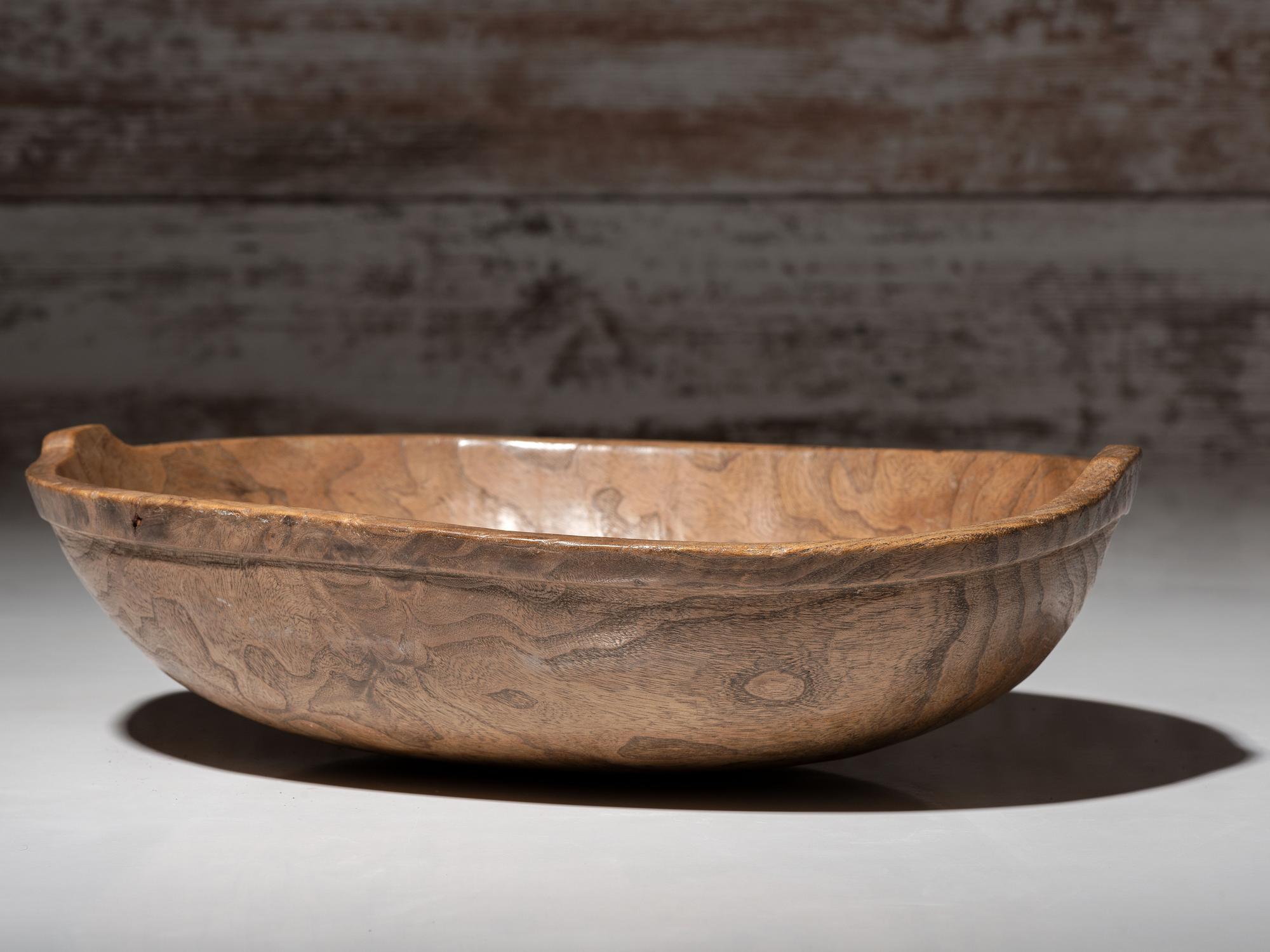 Northeastern Woodlands Crested Burl Bowl