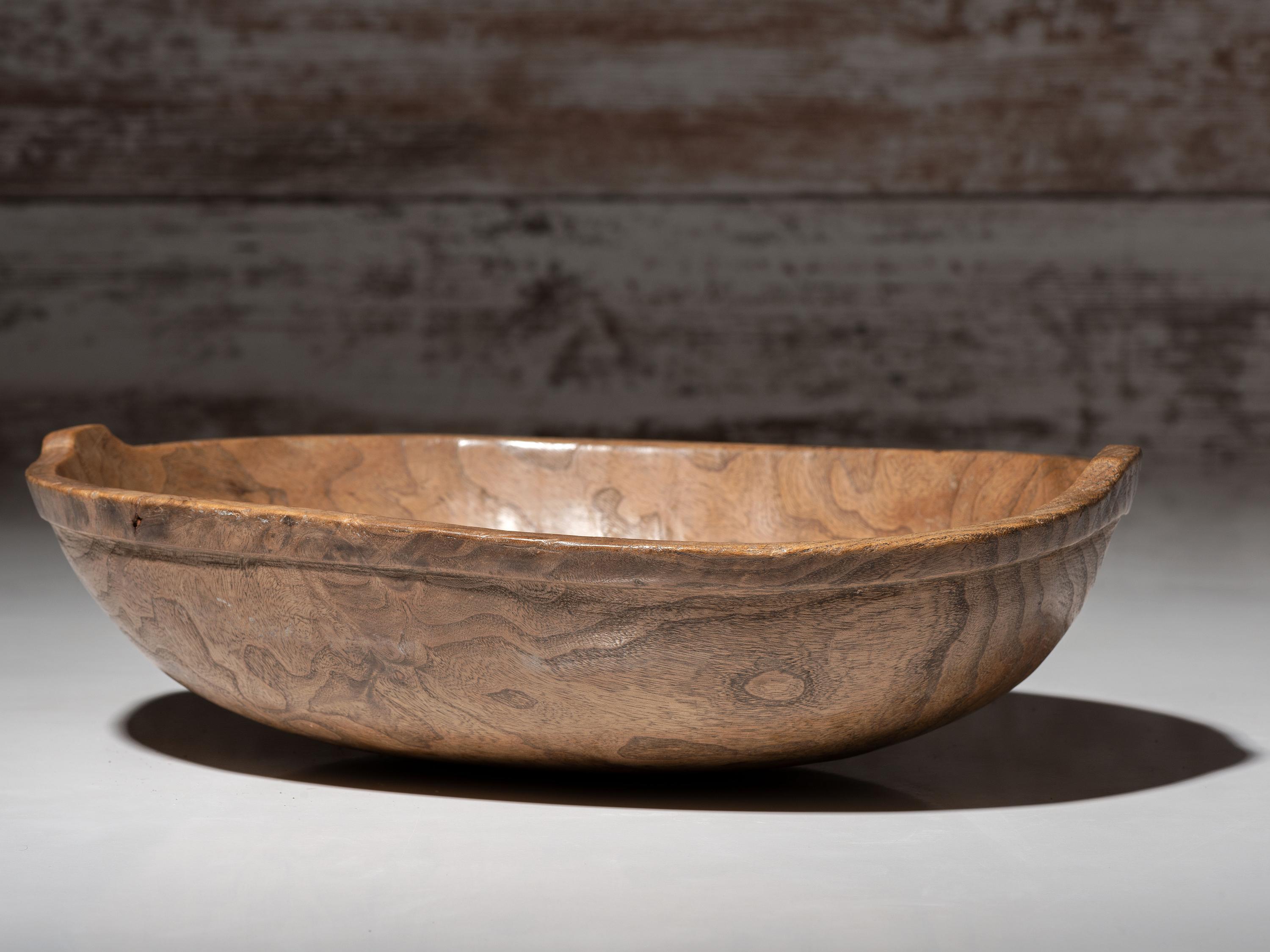 Northeastern Woodlands Crested Burl Bowl