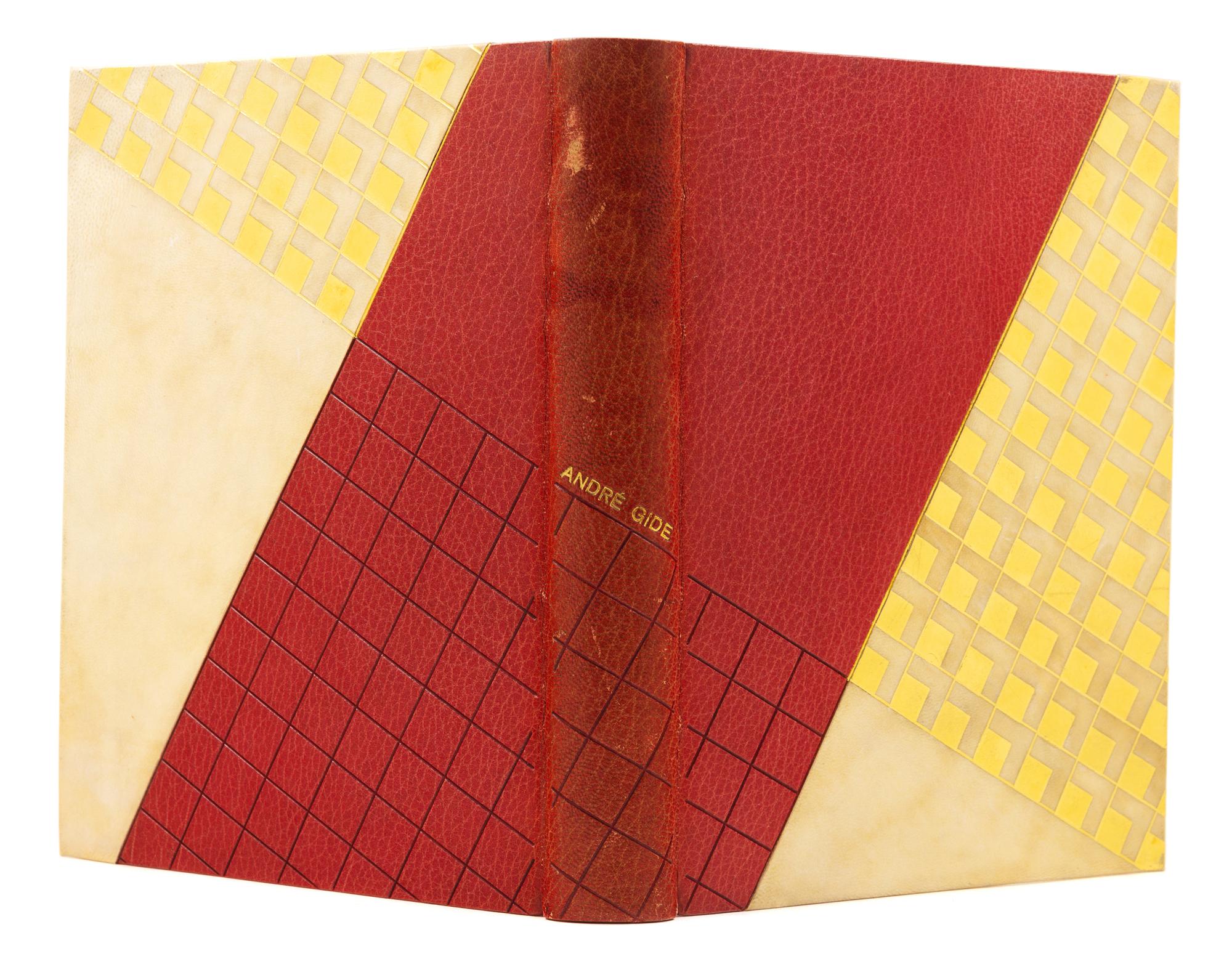 [BINDINGS]. [LÉOTARD, GENEVIÈVE - BINDER]. A group of 2 works in fine Art Deco bindings by Léotard.