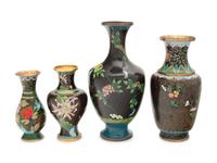 18 Japanese and Chinese Cloisonné Enamel Articles