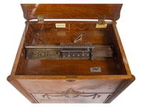 A Stella Oak Cased Disk Music Box