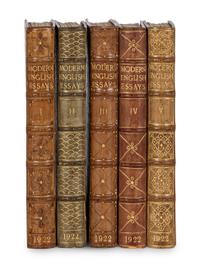 [BINDINGS]. -- [COCKERELL, Douglas, Binder]. RHYS, Ernest (ed.) (1859-1946). Modern English Essays . London and Toronto: J.M. Dent & Sons Ltd., 1922.