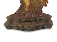 A Painted Cast Iron Owl Doorstop