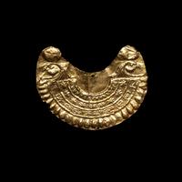 An Egyptian Gold Miniature Pectoral