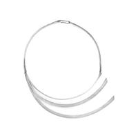 BETTY COOKE, MODERNIST, THREE STERLING SILVER NECKLACES