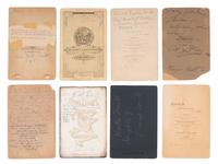 [EARLY PHOTOGRAPHY]. A collection of photographs, artwork, and pamphlets identified to Sol Smith, actor and theatre manager.