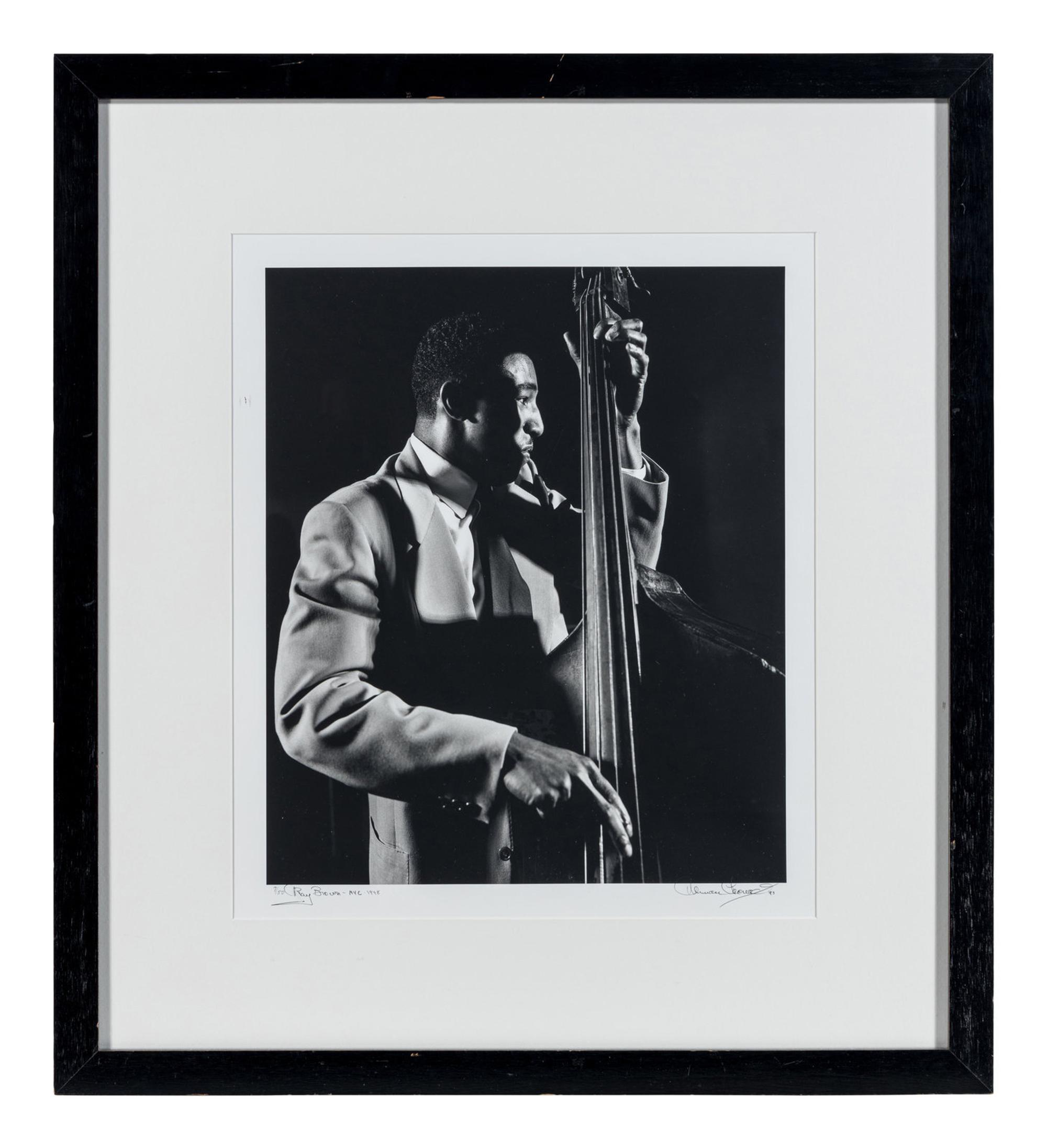 Herman Leonard (1923-2010) Ray Brown, New York City, 1948