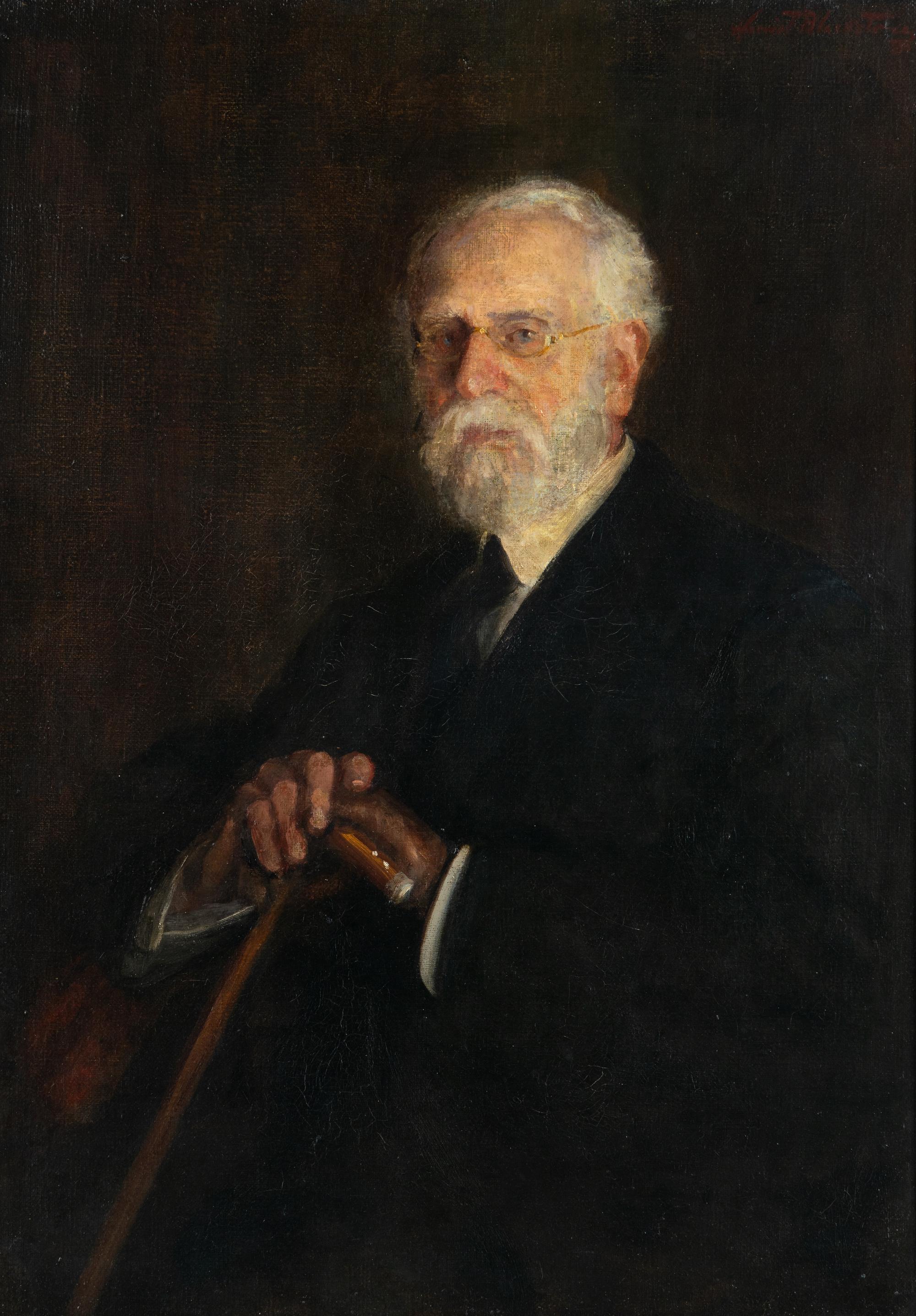 Man With A Cane (Portrait of Edwin Miller)