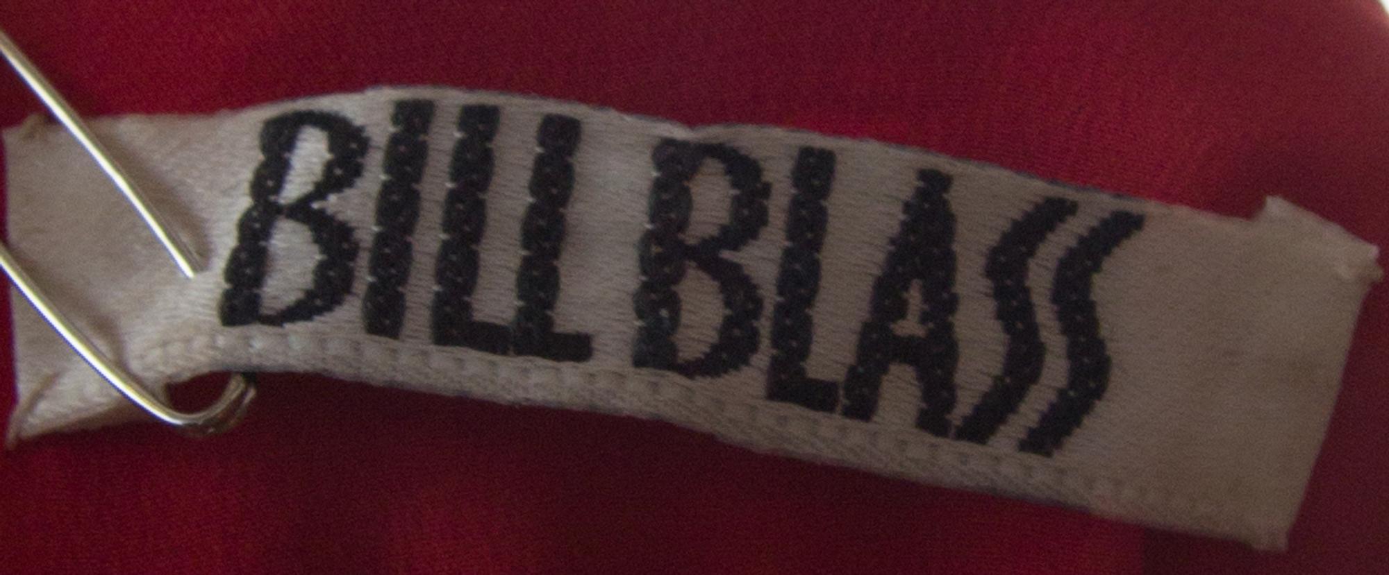 A Bill Blass Red Lace Cocktail Dress,