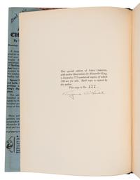 O'NEILL, Eugene (1888-1953). A group of 7 LIMITED EDITION works, all SIGNED, comprising: