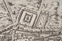 [ROME] -- DU PÉRAC, Etienne (ca 1525-1604). Urbis Romae Sciographia ex Antiquis Monumentis Accuratiss Delineata Descrizione . Rome: Giovanni Giacomo de Rossi, ca 1730.