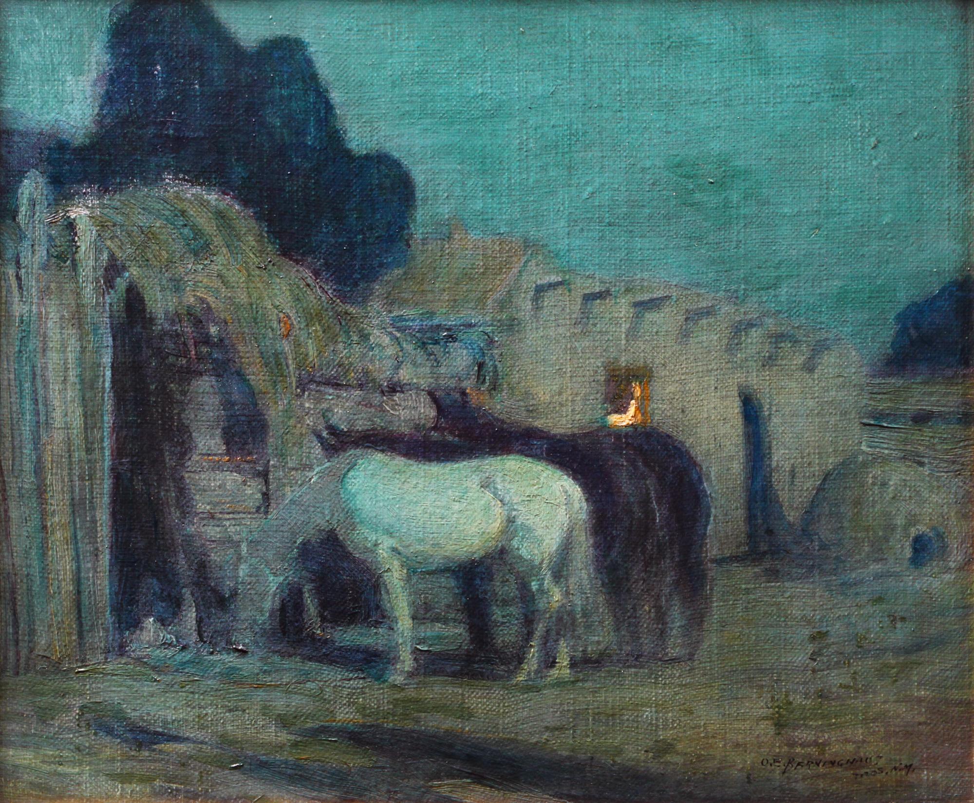 Oscar Berninghaus 10 x 12 inches — (American, 1874-1952)