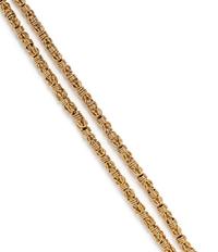 YELLOW GOLD LONGCHAIN NECKLACE