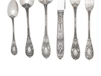 A French Silver Flatware Service