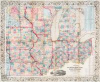 (MAP, MIDWEST)) COLTON, J.H. The Western Tourist and Emigrant's Guide... NEw York, 1854 [map dated 1855]