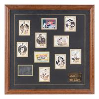 A 1992 Upper Deck Ted Williams Baseball Heroes Signed Autograph Display,