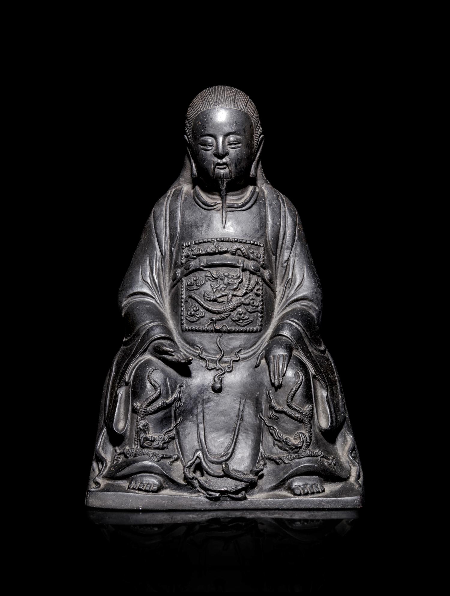 A Chinese Bronze Figure of Zhenwu