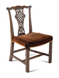 A Set of Four George III Mahogany Dining Chairs