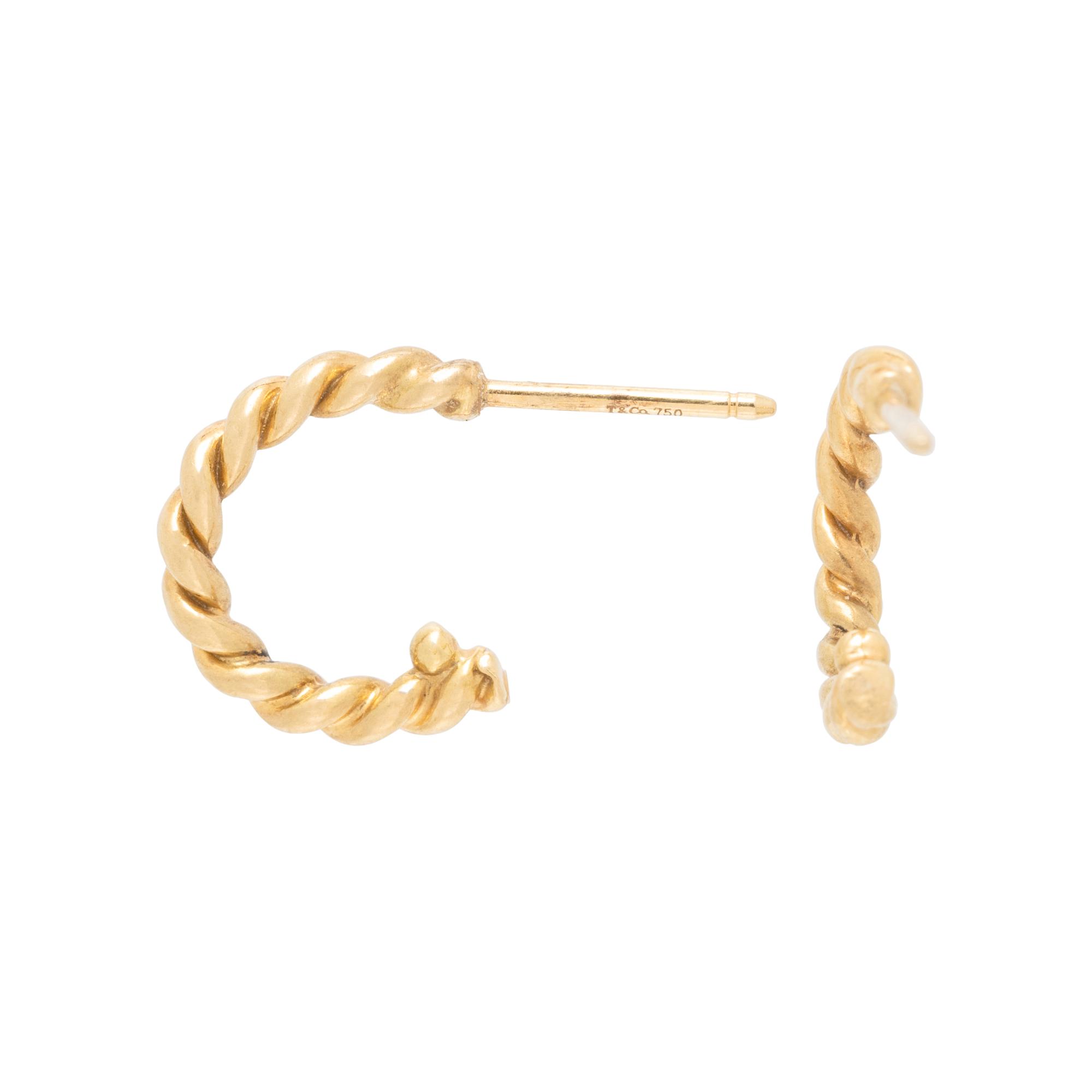 TIFFANY & CO., COLLECTION OF YELLOW GOLD EARRINGS