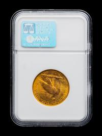 A 1932 Indian Head $10 Gold Coin (NGC MS63)