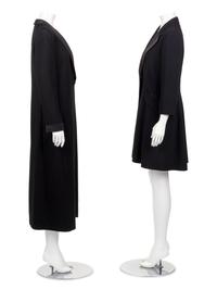 Two Designer Tuxedo-Style Coats: One Giorgio Armani, One Carolina Herrera