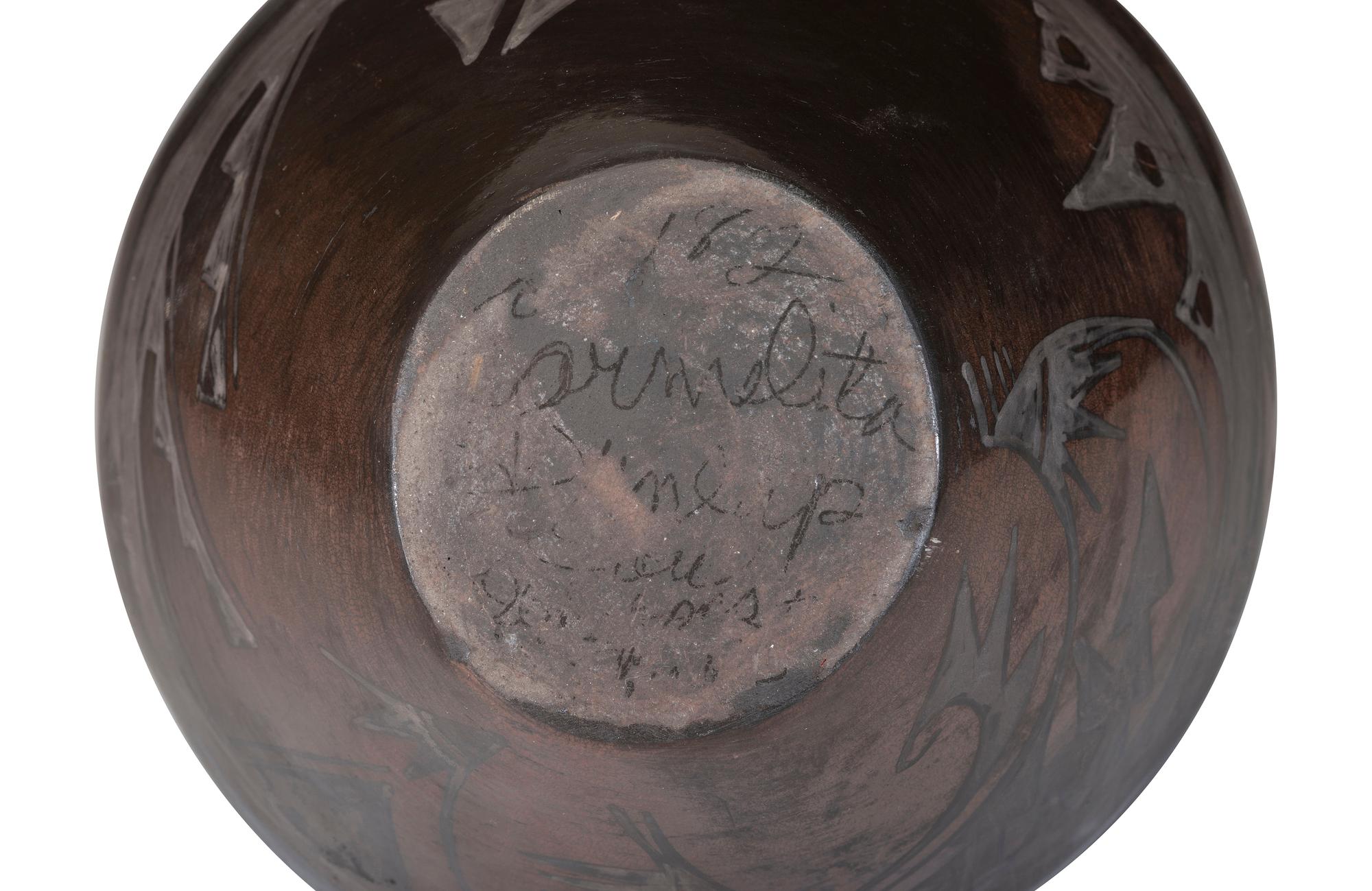 Blackware Pottery Jar