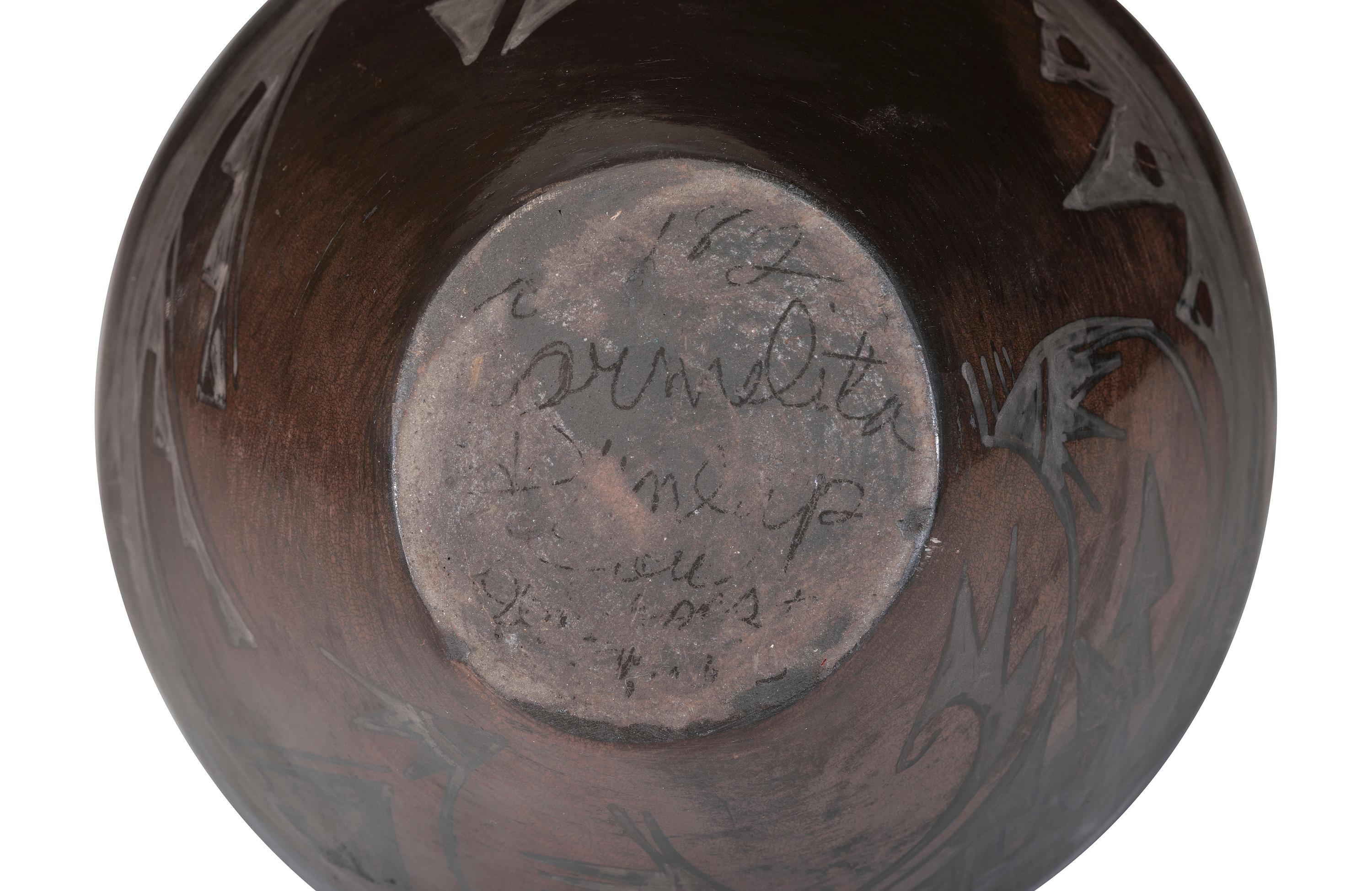 Blackware Pottery Jar