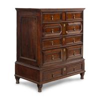 A Charles II Oak Chest of Drawers
