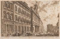 After Giovanni Battista Piranesi, (Italian, 1720-1778), Veduta della Gran Curia Innocenziana