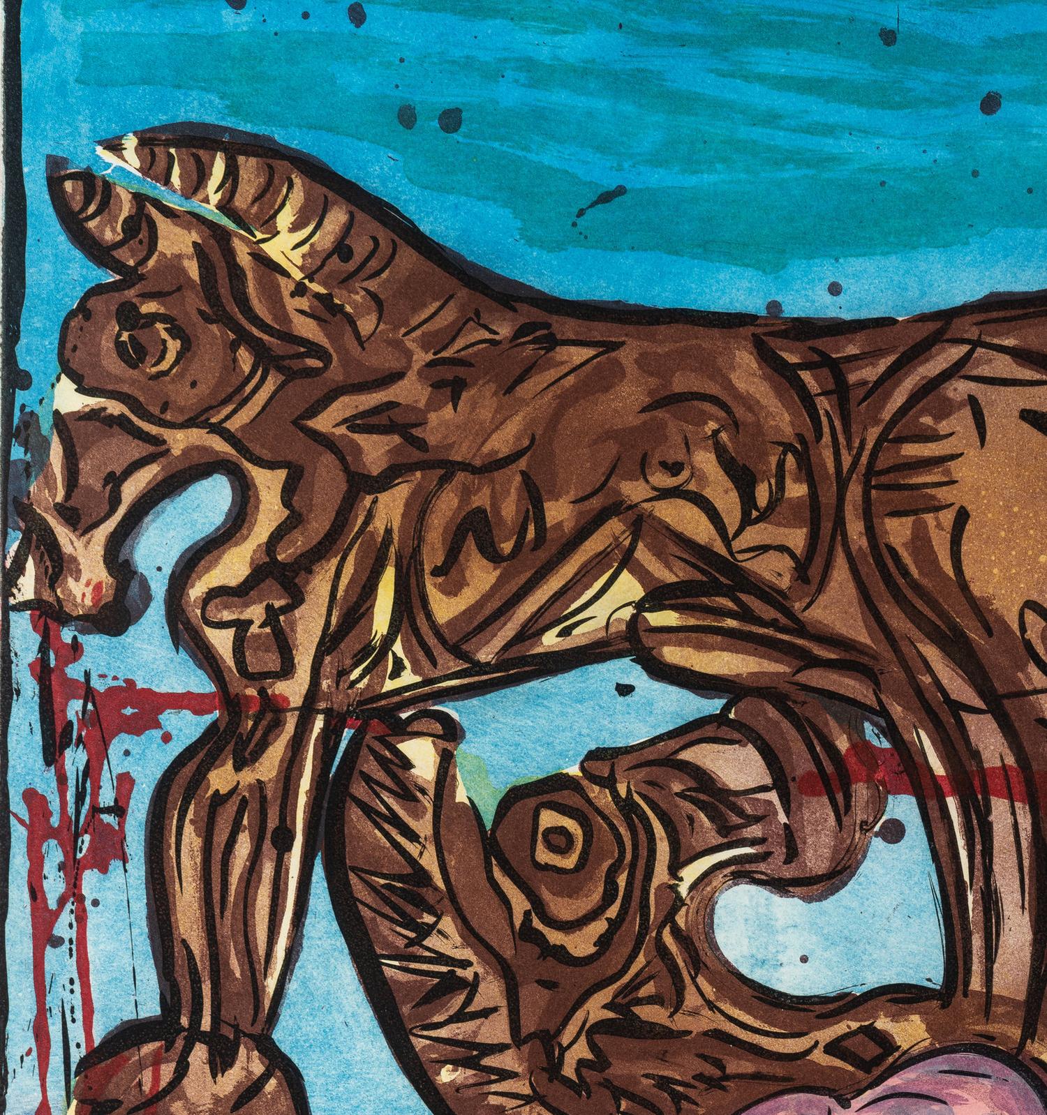 Malcolm Morley (British, 1931-2018) — Cradles of Civilization and Return of Ulysses (Two works from The Fallacies of Enoch ), 1984