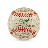A 1956 Houston Buffs/Atlanta Crackers Multi Signed Baseball (JSA Letter of Authenticity)