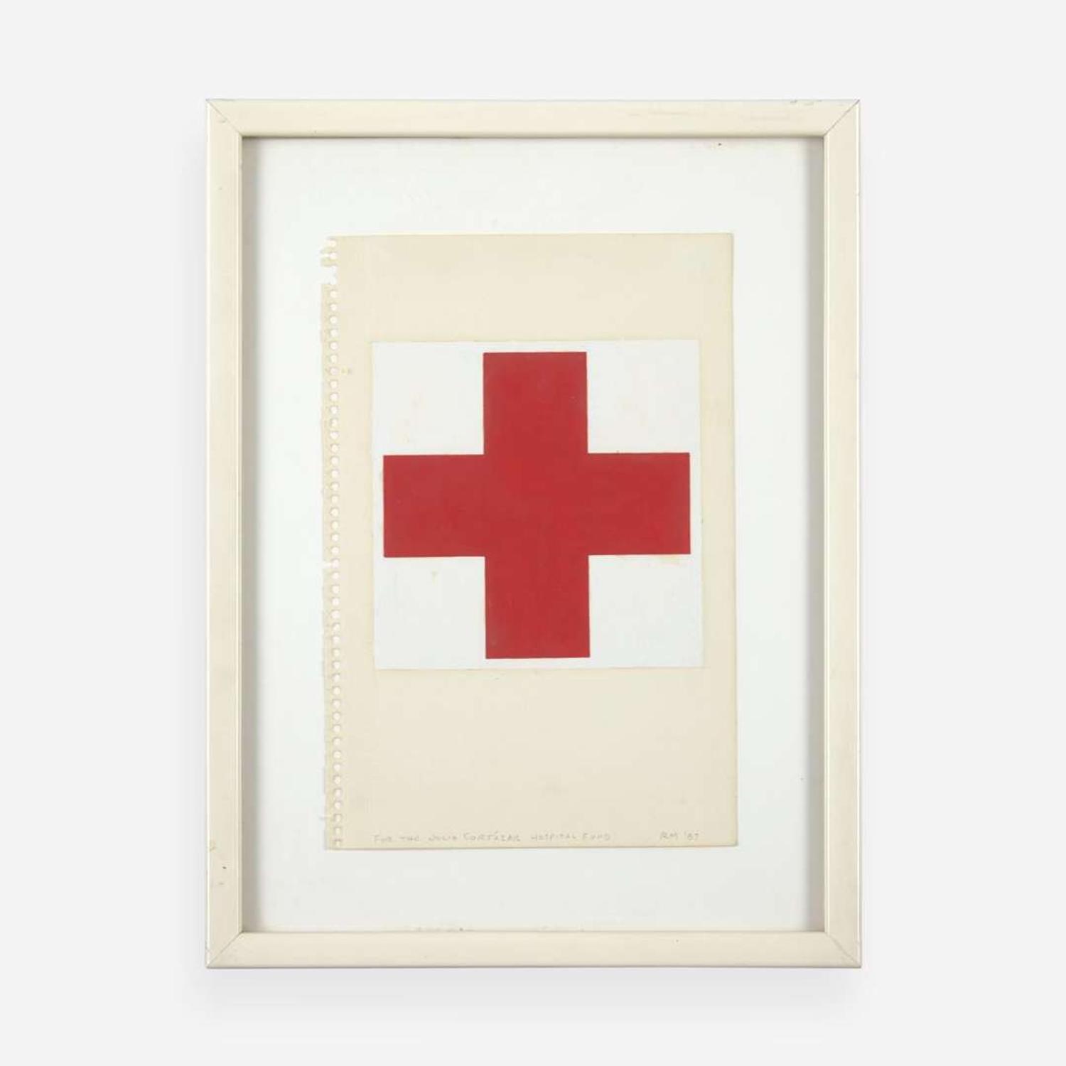Robert Moskowitz (American, b.1935) Red Cross