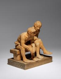 Two Seated Figures