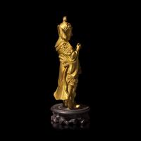 A Chinese Gilt Bronze Figure of Weituo, 17th/18th Century — 清中期 銅鎏金韋陀像