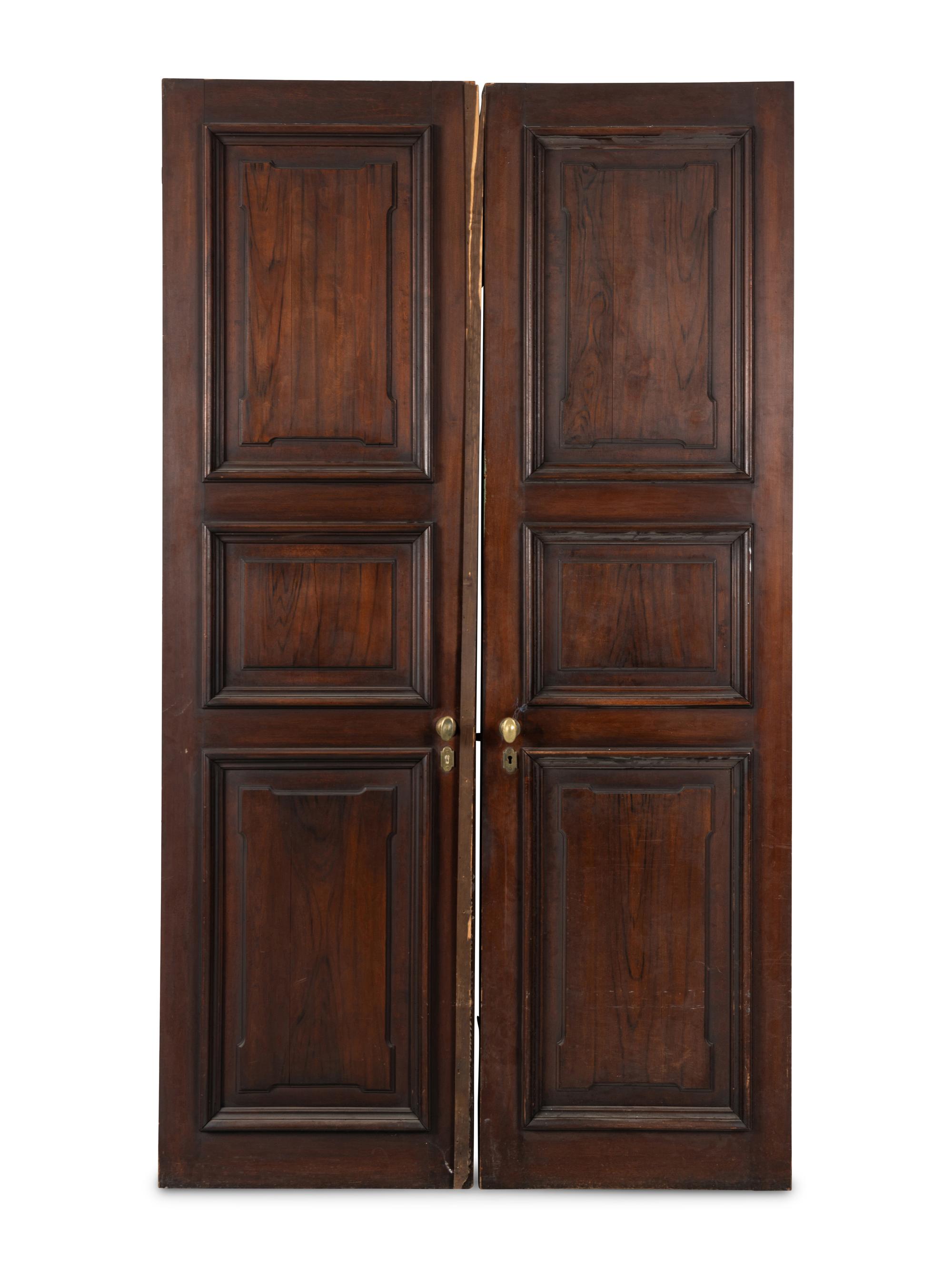 A Pair of Italian Rococo Painted Doors from the Embassy of Italy, Washington, D.C.