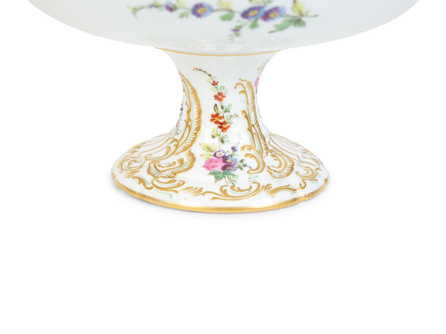 A French Clingnancourt Porcelain Compote — 18TH CENTURY