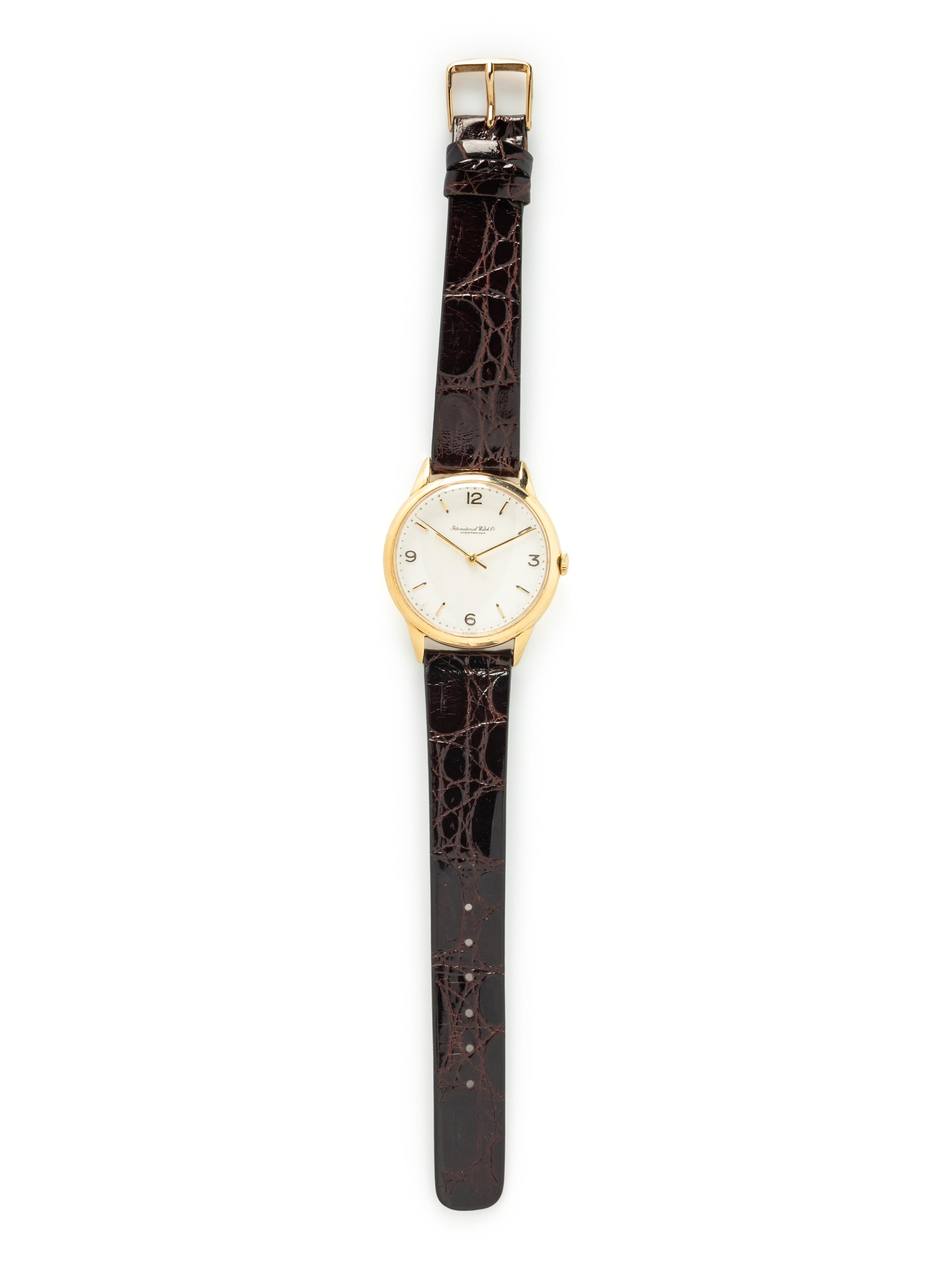 IWC, 18K YELLOW GOLD WATCH