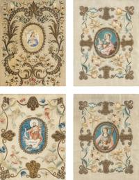 A Group of Four Religious Embroideries