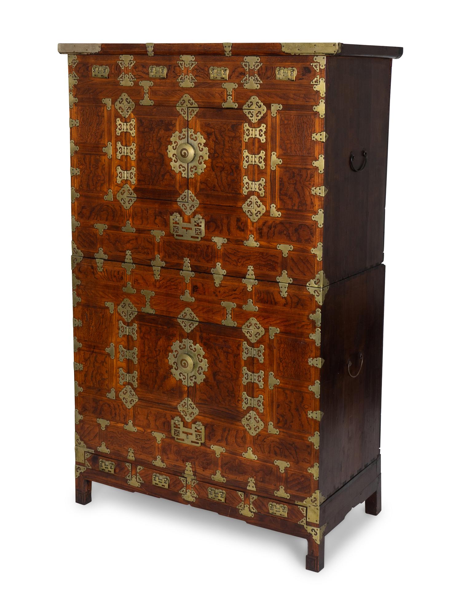 A Korean Tansu Chest on Chest — 19TH/20TH CENTURY