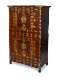 A Korean Tansu Chest on Chest — 19TH/20TH CENTURY