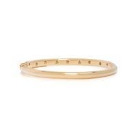 TIFFANY & CO., YELLOW GOLD, PLATINUM AND DIAMOND 'ETOILE' BANGLE BRACELET