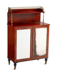 A Regency Brass-Mounted Rosewood Chiffonier — FIRST QUARTER 19TH CENTURY