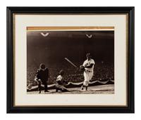 A Group of Five Large Scale Photographs Depicting Baseball Players Formerly Displayed at Mike Ditka’s Restaurant