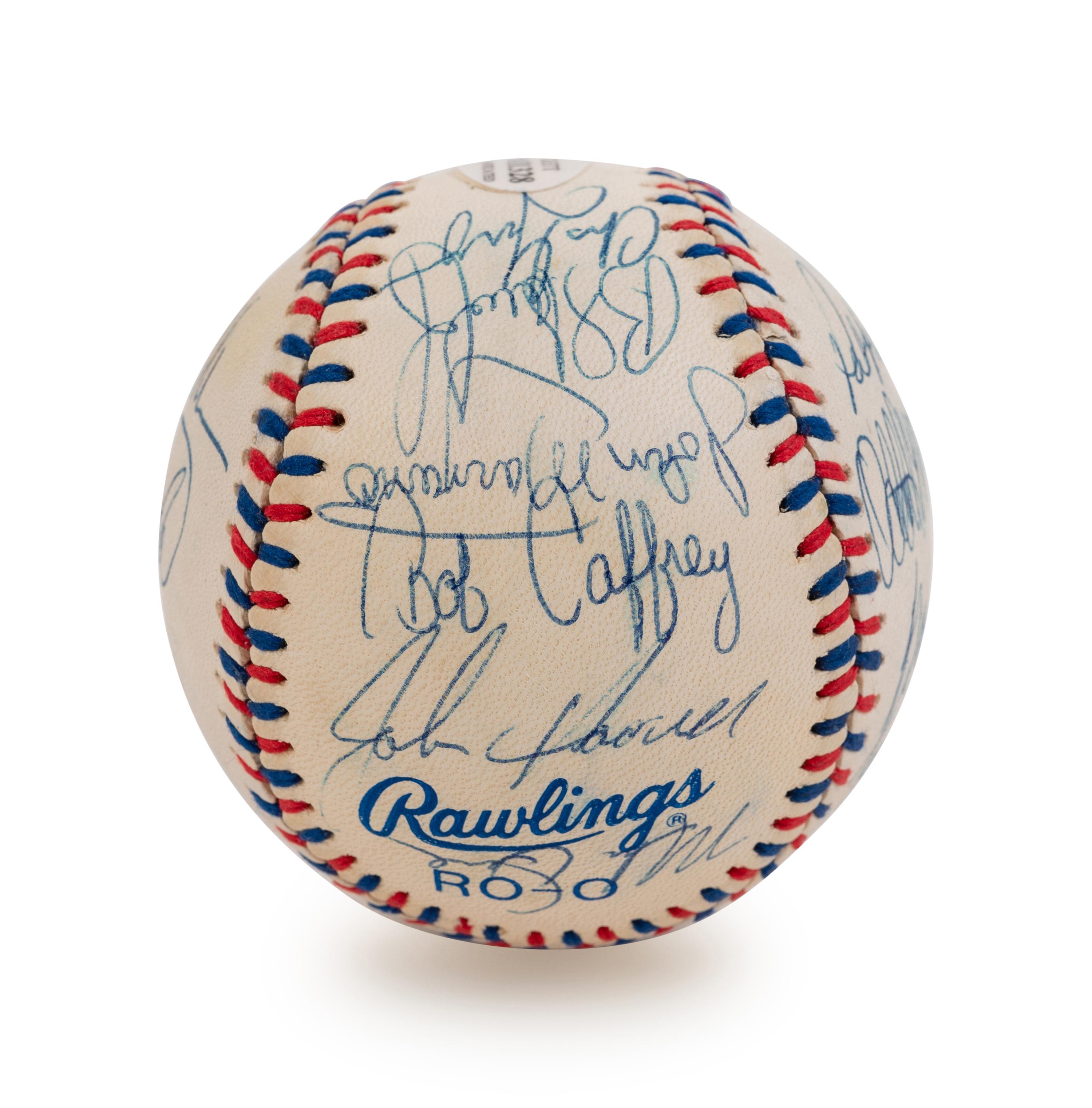 A 1984 United States Olympic Team Signed Baseball Including Mark McGwire (BAS Beckett Authentication Services Certified),